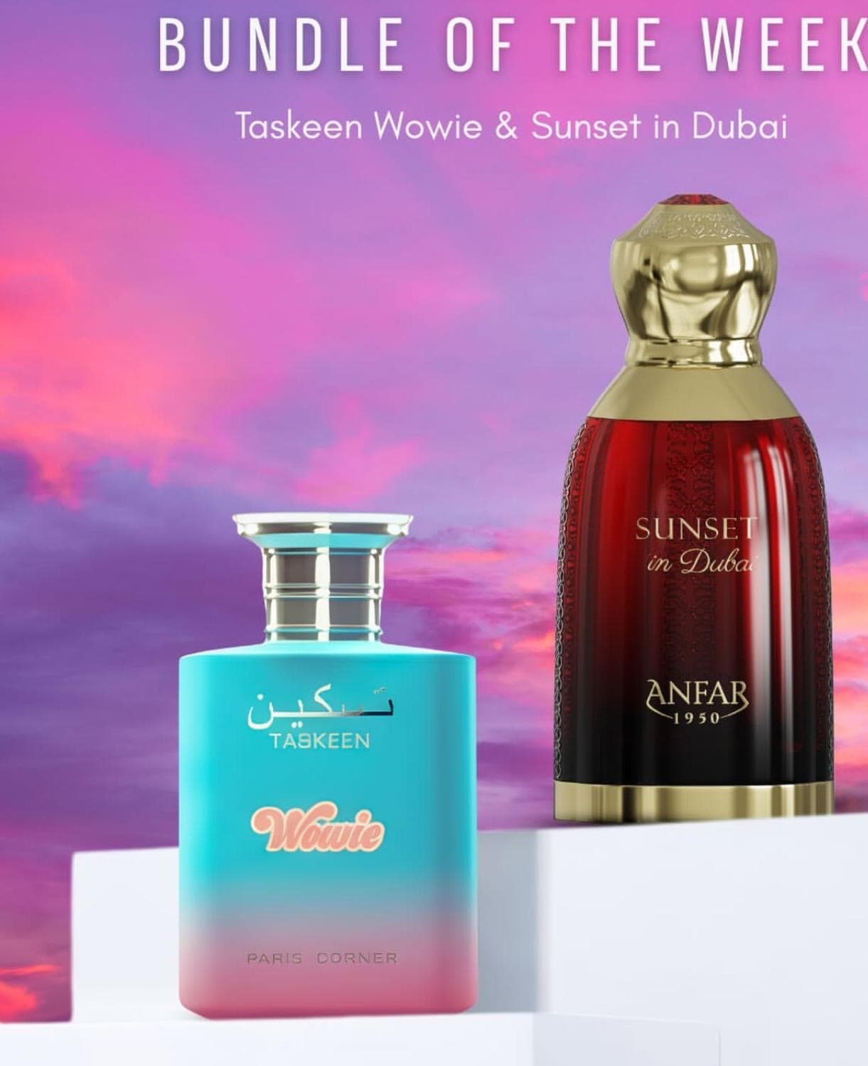 Anfar sunset in Dubai